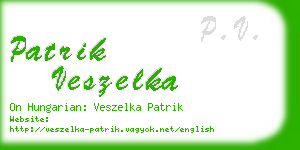 patrik veszelka business card